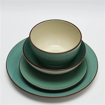 Classic Hand Painted Stoneware Set